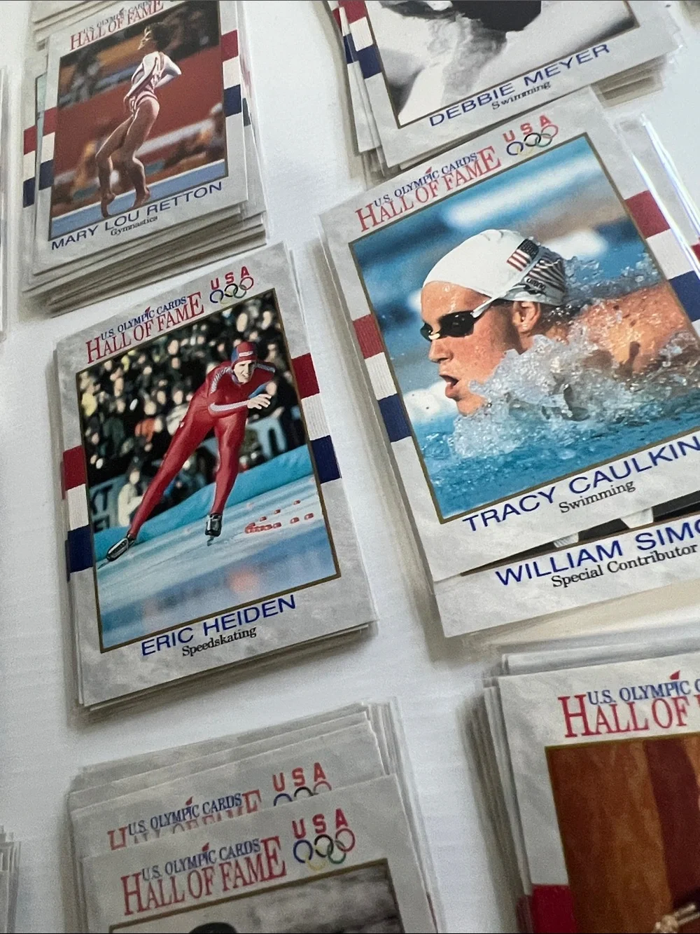 Vintage 90s US Olympics Hall of Fame Trading Cards - 20 Per Lot